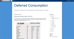 Desktop Screenshot of deferredconsumption.com